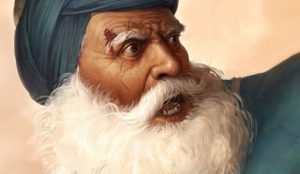 Baba Deep Singh ji Defending Harmandir Sahib, Sikhi Art, Bhagat Singh Bedi