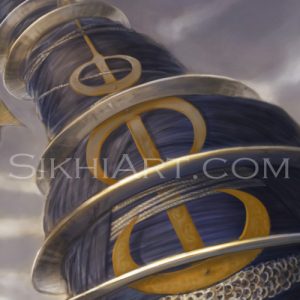 Akali Phula Singh's Dastar Boonga Detail