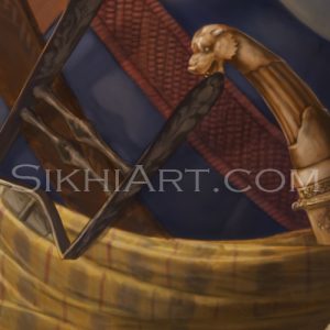 Akali Phula Singh's Sash Detail
