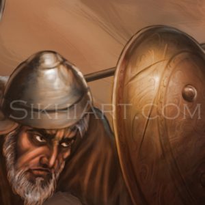 Baba Deep Singh Defends Harmandir Sahib