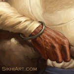Bhai Kanhaiya, Hand, Bhai Ghanaiya, Guru Gobind Singh, Dashmesh Pita, Mughal, Sikh, Bhagat Singh, Sikhi Art, Sikh Art, Punjab, Battle of Anandpur Sahib