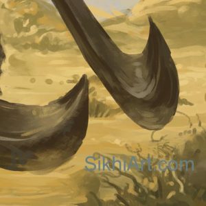 Swords of Patialvi Baba, Pataiala, Punjab, Punjabi Warrior, Nihang, Warrior, Sikh warrior, , Khalsa, Sikh Art