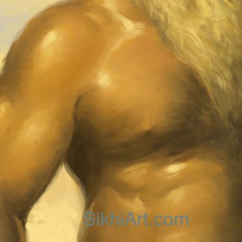 Strongman Body of Patialvi Baba, Pataiala, Punjab, Punjabi Warrior, Nihang, Warrior, Sikh warrior, , Khalsa, Sikh Art