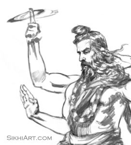Lord Ram, Shri Ram Chandra ji, Chaturbhuj, Vishnu, Hindu Gods, Sikhi, Art, Punjab, Drawings, Sketches, Bhagat Singh Bedi