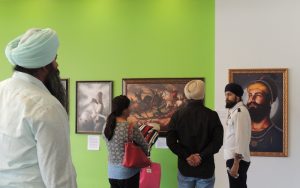 Guru Gobind Singh, Mai Bhago, Banda Singh Bahadur Avenges Chotte Sahibzade, Sikhi Art, Exhibition, Bhagat Singh Bedi, Artist, Sikh Art, Sikh Painting, Punjab Art,