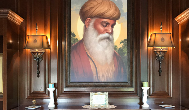 Adi Guru, Guru Nanak Dev ji, Portrait Painting, Meditation, Dhyan, Sikh Art Punjab Painting Bhagat Singh Bedi