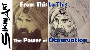 Sikh Soldier, Sikh Painting, Punjab Art, Tutorial, Bhagat Singh, Sikhi Art, Military, Turban, Emblem