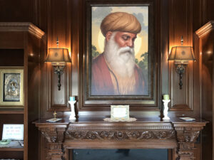 Fine Art Prints, Premium Canvas of Guru Nanak Dev ji - Sikh Paintings by Bhagat Singh Bedi - History of Punjab